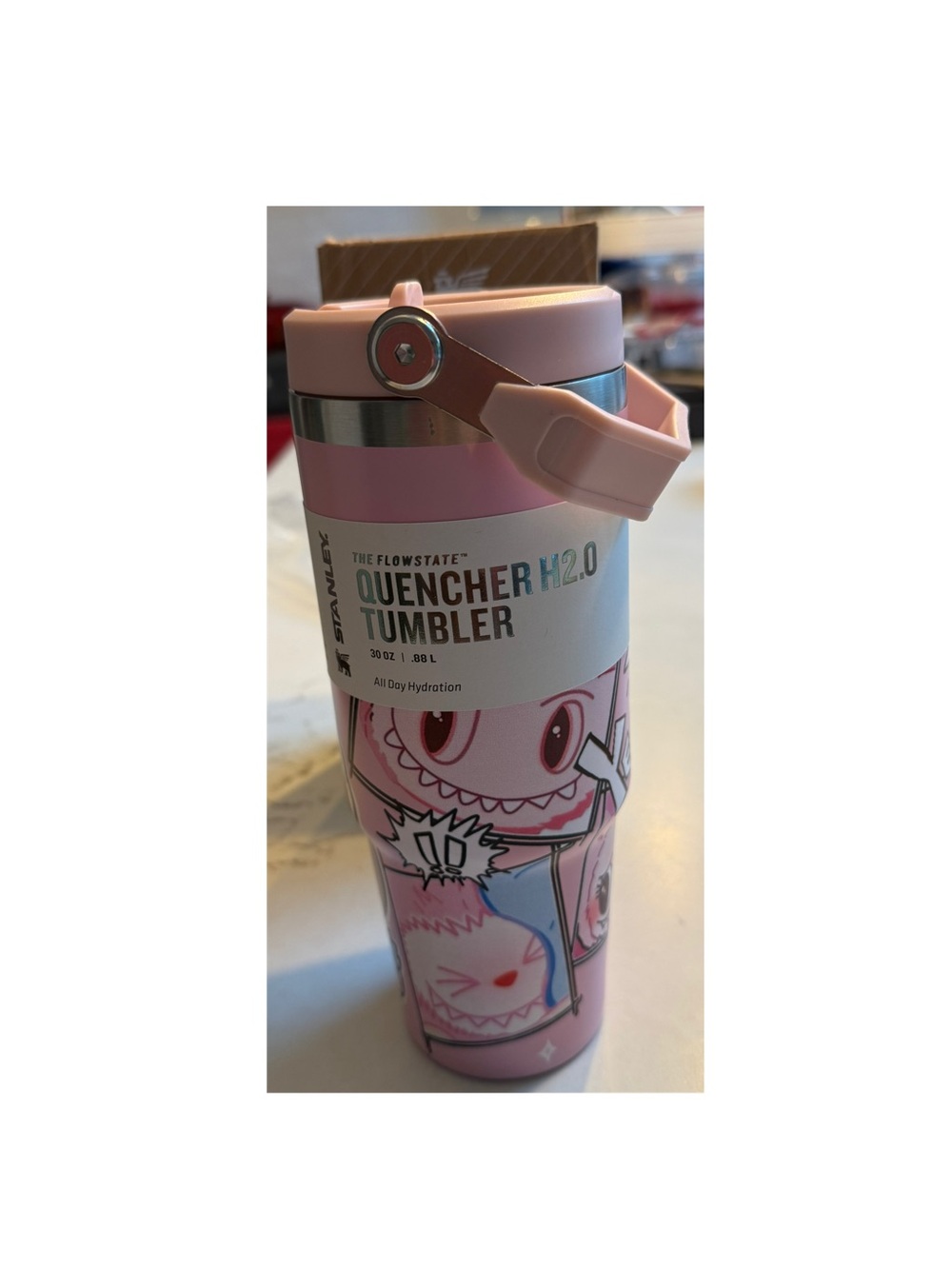 Stanley Labubo Tumbler 30 Oz with flip top